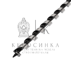 Сверло винтовое по дереву Kranz 14х460 мм, шестигранный хвостовик