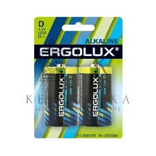 Элемент питания алкалиновый Ergolux LR20 BL-2 LR20 BL-2 1.5В Alkaline (блист.2шт)