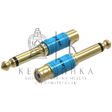 Переходник Vention jack 6.35 мм M/RCA F