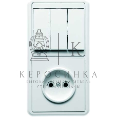 Блок Кунцево-Электро БКВР-039 Бэлла (3-кл. выкл. + розетка)