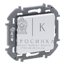 Переключатель без фиксации - кнопка, Н.О./Н.З. контакты 6A 250В белый