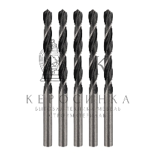 Сверло по металлу Kranz 10,0 мм HSS (5 шт. в упаковке) DIN 338