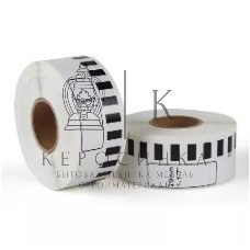 Лента Sakura DKN55224 для Brother QL 1050/1050n/1060n/500/500A/500BS/500BW/550/560/560VP/570/580N/650TD, 54мм/30,48м