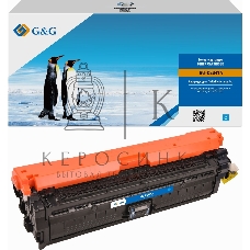 Картридж лазерный G&G GG-CE341A голубой (15000стр.) для HP CLJ M775