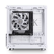 Компьютерный корпус без блока питания Case JONSBO C6, Mini-Tower, no fan, 1xUSB-A 3.2 + 1xUSB-C 3.2, mATX, mITX White