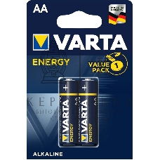 Батарейка Varta ENERGY LR6 AA BL2 Alkaline 1.5V (4106) (2/40/200) (2 шт.)