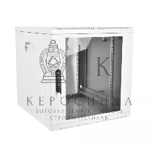 Шкаф телекоммуникационный настенный разборный 9U (600 × 520), съемные стенки, дверь стекло