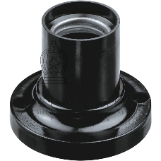 Патрон потолочный Navigator E27 NLH-BL-W2-E27 прямой карболит. черный