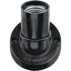 Патрон настенный Е27 Navigator карболитовый черный (NLH-BL-W1)