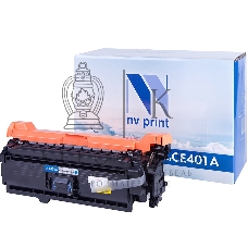 Картридж лазерный NVPrint совместимый HP CE401A Cyan для CLJ Color M551 (6000k)