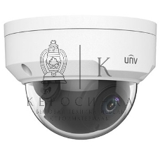 Видеокамера Uniview IP купольная антивандальная, 1/2.8