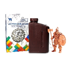 Фотополимерная смола NVPRINT Standard Resin Orange для 3D печати; 1 кг/бут