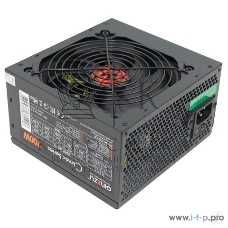 Блок питания Ginzzu CB700 12CM черный,24+4p,2 PCI-E(6+2), 6*SATA, 3*IDE,оплетка MB, кабель питания