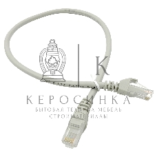 Патч-корд Buro Basic UTP 4 пары cat6 CCA molded 0.5м серый RJ-45 (m)-RJ-45 (m)