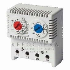Термостат сдвоенный ДКС R5THRV13 диапазон темп. для NC контакта: 10-50градС; для NO: 20-80град.C