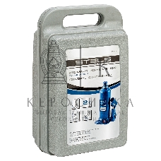 Домкрат гидравлический бутылочный Stels 2 т, h подъема 178–338 мм, в пласт. кейсе