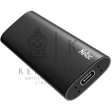 Внешний SSD Netac Z SLIM, 2TB, USB 3.2 Gen 2 Type-C, R/W 550/480, черный