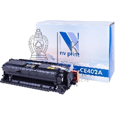Картридж лазерный NVPrint совместимый HP CE402A Yellow для CLJ Color M551 (6000k)