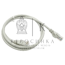 Патч-корд Buro UTP 4 пары cat6 CCA molded 1м серый RJ-45 (m)-RJ-45 (m)