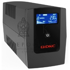 Источник бесперебойного питания ИБП Info LCD 1500В.А IEC C13 (4) USB + RJ45 DKC INFOLCD1500I