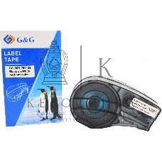 Картридж ленточный G&G GG-M21-750423 черный на белом 19.1x6.4 для Brady BMP21-PLUS, BMP21-LAB