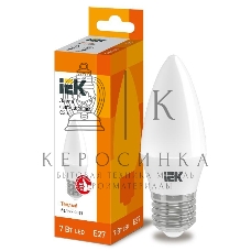 Лампа светодиодная ИЭК LLE-C35-7-230-30-E27 ECO C35 свеча 7Вт 230В 3000К E27