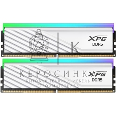 Оперативная память XPG Lancer Blade, DDR5, 32GB (2x16GB), 6400MHz, CL32, DIMM, с радиаторами, RGB, белый