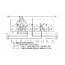 Реле контроля напряжения CP-723 (трехфазное; два режима работы - три однофазных реле или трехфазное реле напряжения; монтаж на DIN-рейке; 100…450 AC 3NO 3х63А) F&F EA04.009.015