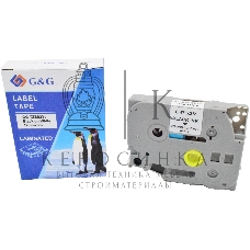 Картридж ленточный G&G GG-TZES231 черный на белом 12x8 для Brother 1010/1280/1280VP/2700VP