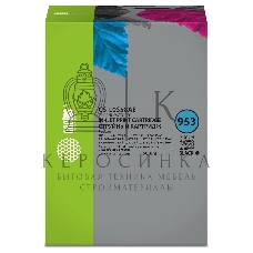 Картридж струйный Cactus CS-L0S58AE 953 черный (30 мл) для HP OJ 7720 Pro/7730/7740/8210