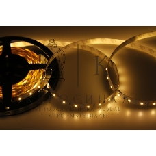 Лента светодиодная открытая, 8 мм, IP23, SMD 2835, 60 LED/m, 12 V, цвет свечения теплый белый