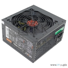 Блок питания Ginzzu CB650 12CM черный,24+4p,2 PCI-E(6+2), 4*SATA, 3*IDE,оплетка MB, кабель питания