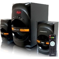 Акустическая система Dialog Progressive AP-210B BLACK 2.1, 30W+2*15W RMS, Bluetooth, USB+SD reader