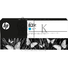 Картридж струйный HP 831C 775ml Cyan Latex Ink Cartridge