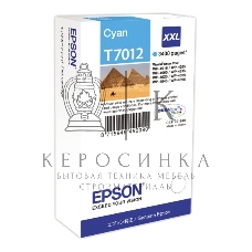 Картридж струйный Epson T70124010 голубой (3400 стр.) для WorkForce WP-4015DN WP-4015, WP-4025DW WP-4025, WP-4095DN WP-4095, WP-4515DN WP-4515, WP-4525DNF WP-4525, WP-4535DWF WP-4535, WP-4595DNF WP-4595