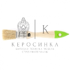 Кисть Сибртех плоская 25 мм, натуральная щетина, деревянная рукоятка