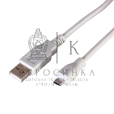 Кабель USB Rexant (шт. micro USB - шт. USB A) 3 метра, серый