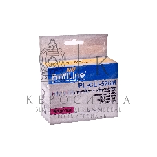 Картридж струйный ProfiLine PL-CLI-526M с чипом для принтеров Canon Pixma IP4850/MG5150/MG5250/MG6150/MG8150 Magenta водн