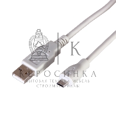 Кабель Rexant micro USB (male) штекер - USB-A (male) штекер, 1,8 м, белый (PE пакет)