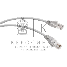 Патч-корд WRline WR-PC-RJ45-UTP-5E-1.5-GY UTP RJ-45 вил.-вилка RJ-45 кат.5E 1.5м серый LSZH (уп.:1шт)