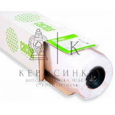 Бумага Cactus CS-PC90-152445 A0+ 1524мм-45м/90г/м2/белый CIE169% матовое универсальная (с покрытием) втулка:50.8мм (2