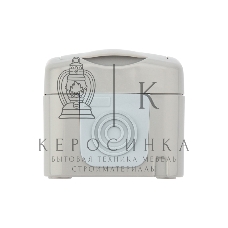 Розетка одноместная Kranz Mini OG IP54, с заземлением, о/у, серая