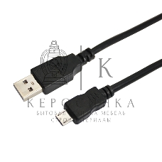 Кабель USB Rexant (шт. micro USB - шт. USB A) 1.8 м, черный