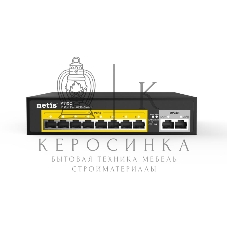 Коммутатор Netis P110C 10-портовый PoE+ коммутатор Fast Ethernet/8*PoE+ 2 порта 802.3af/802.3at