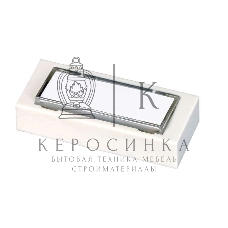 Кнопка звонковая 250В 1А с табличкой для надписи бел. Тритон Т-01-1А-250В