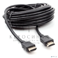 Кабель HDMI Cablexpert CC-HDMI4L-10M, 10м, v2.0, 19M/19M, серия Light, черный, позол.разъемы, экран, пакет