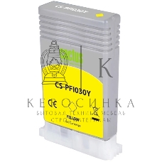 Картридж струйный Cactus CS-PFI030Y PFI-030Y желтый (55мл) для Canon imagePROGRAF TA-20/30
