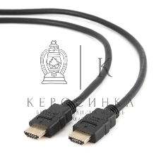 Кабель Cablexpert HDMI CC-HDMI4-6, 19M/19M, v2.0, медь, позол.разъемы, экран, 1.8м, черный, пакет