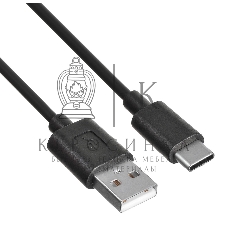 Кабель Buro USB-TC-1.2B2A 1.2м черный