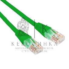 Патч-корд U/UTP Rexant cat.6, RJ45-RJ45, неэкранированный, 26AWG, LSZH, зеленый, 1 м